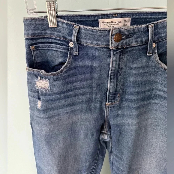 Abercrombie & Fitch super skinny ankle high rise - Picture 4 of 8